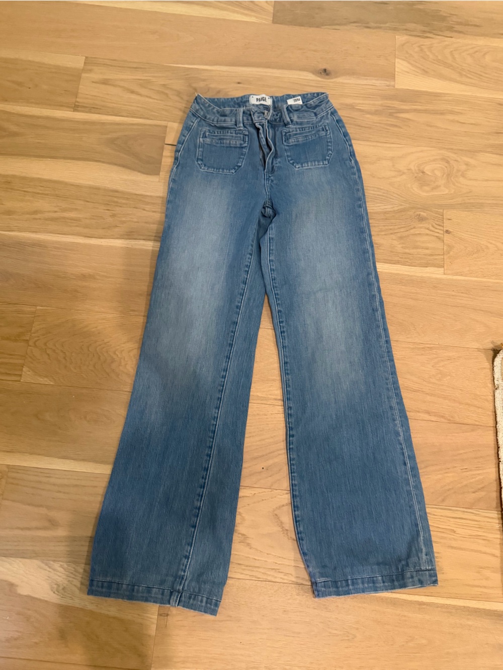PAIGE Light Blue Flare Jeans